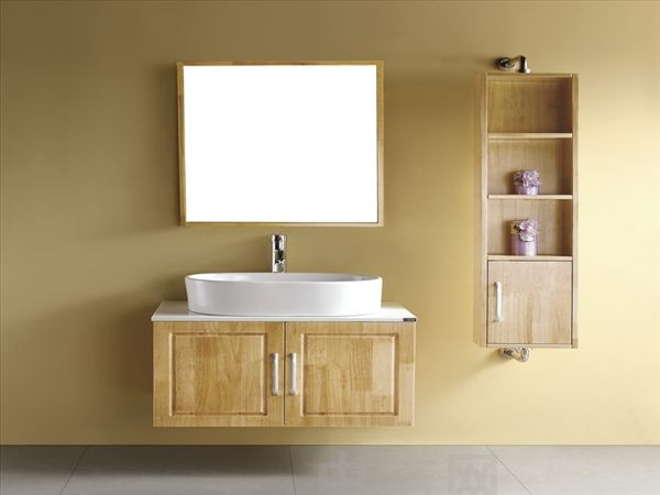 实用浴室柜的安装方式与材质的选择