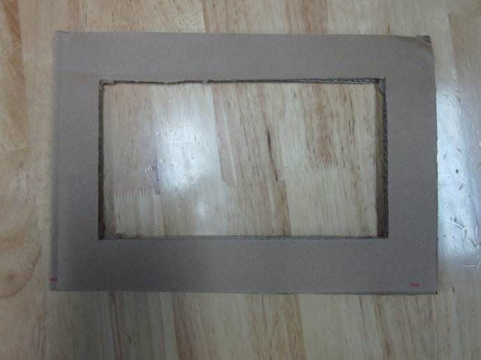 DIY纸板相框制作步骤，超简单哟